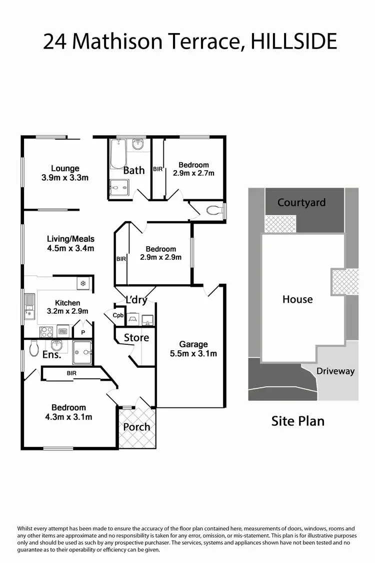 Floorplan of Homely house listing, 24 Mathisen Terrace, Hillside VIC 3037