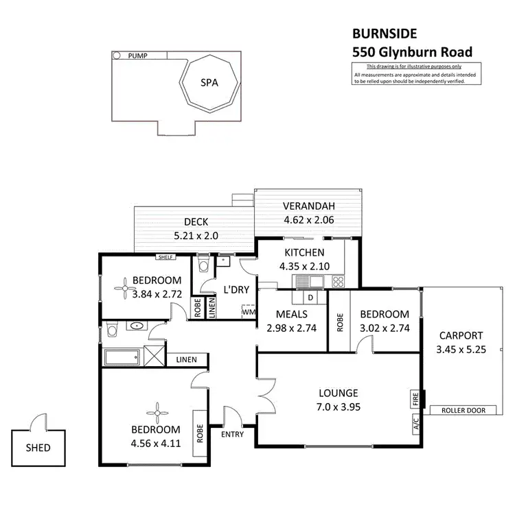 Floorplan of Homely house listing, 550 Glynburn Road, Burnside SA 5066