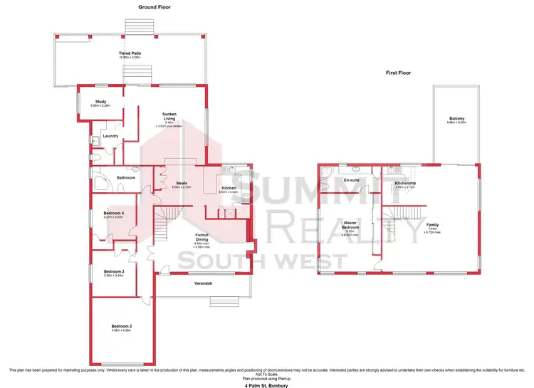 Floorplan of Homely house listing, 4 Palm Street, Bunbury WA 6230