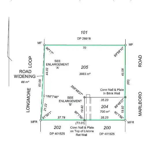 Floorplan of Homely land listing, L204 Marlboro Road, Swan View WA 6056