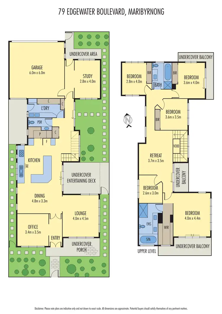 Floorplan of Homely house listing, 79 Edgewater Boulevard, Maribyrnong VIC 3032
