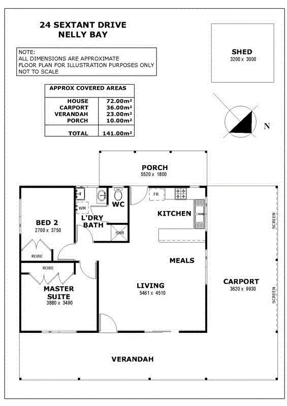 Floorplan of Homely house listing, 24 Sextant Drive, Nelly Bay QLD 4819
