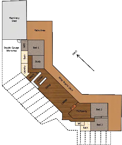 Floorplan of Homely rural property listing, 1039 Wallanbah Road, Gloucester NSW 2422
