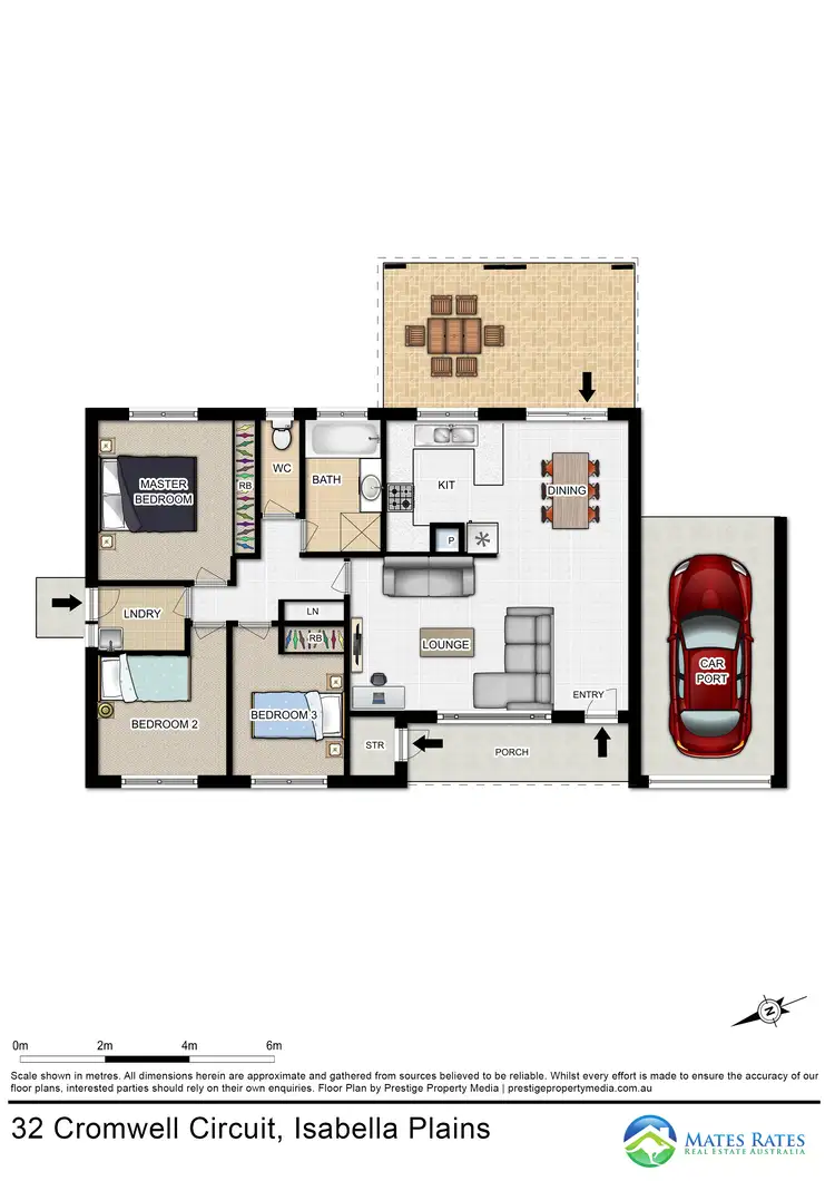 Floorplan of Homely house listing, 8/32 Cromwell Circuit, Isabella Plains ACT 2905