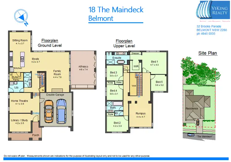 Floorplan of Homely house listing, 18 The Maindeck St, Belmont NSW 2280