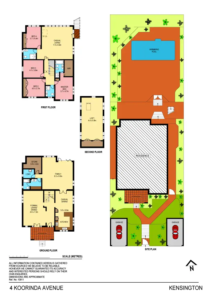 Floorplan of Homely house listing, 4 Koorinda Avenue St, Kensington NSW 2033
