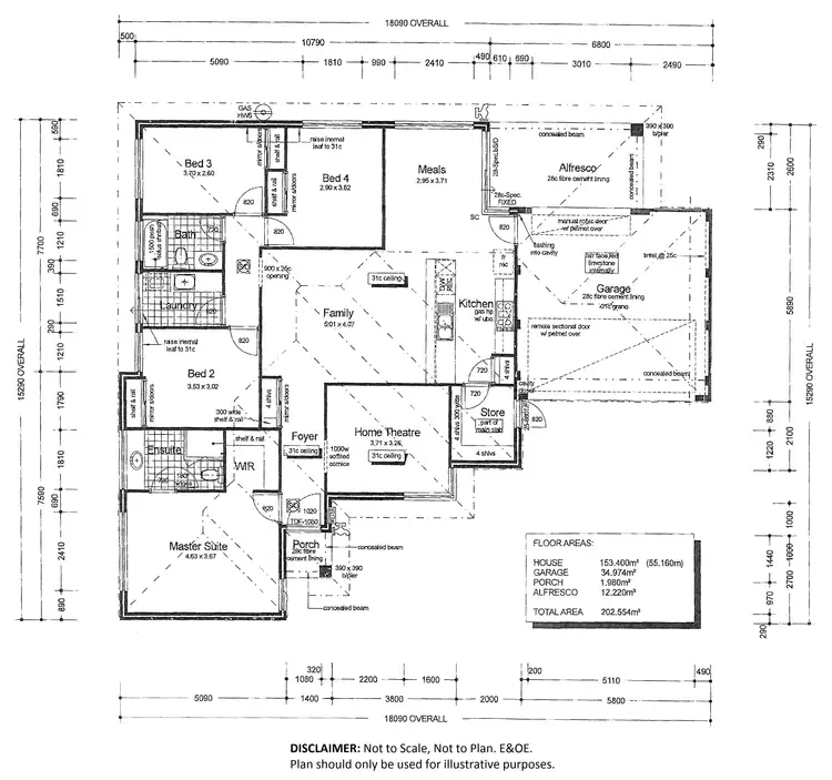 Floorplan of Homely semi-detached listing, 57A Vahland Avenue, Riverton WA 6148