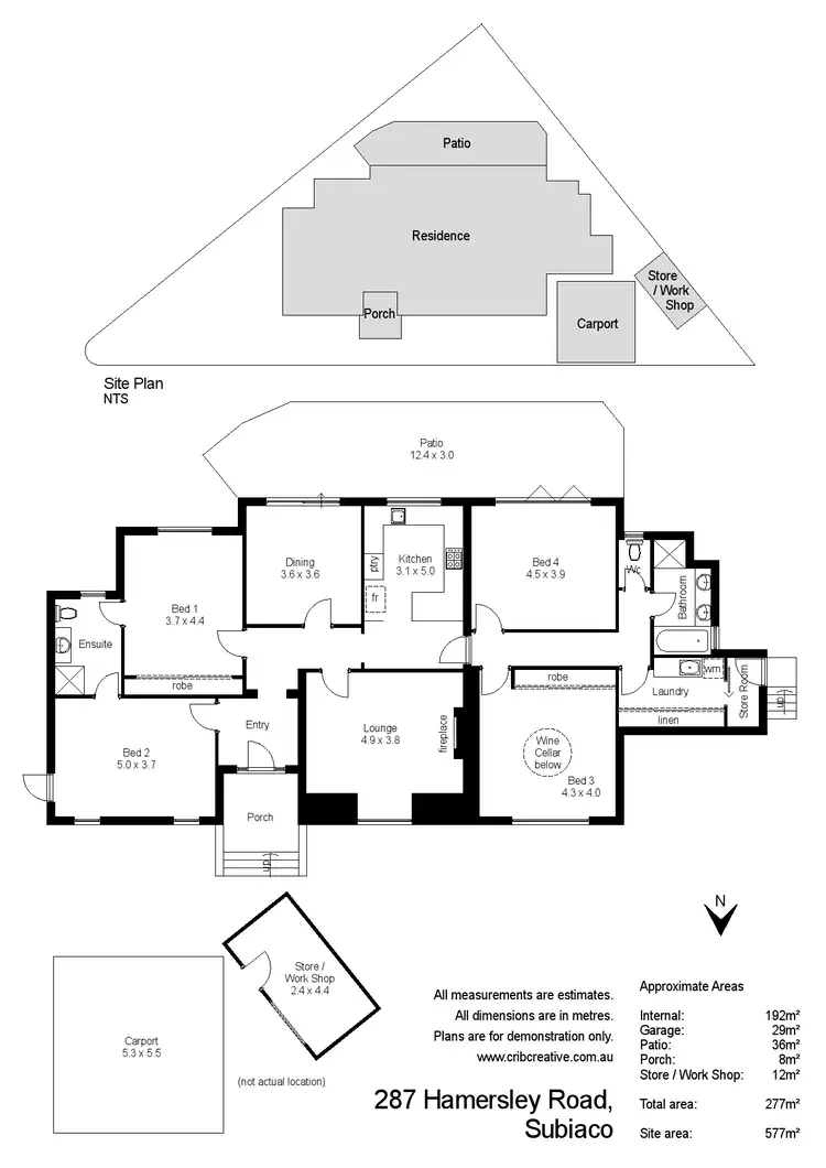 Floorplan of Homely house listing, 287 Hamersley Road, Subiaco WA 6008