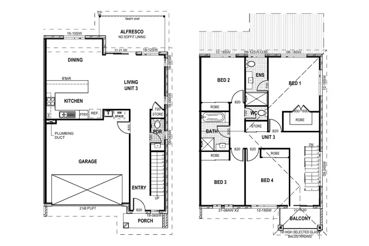 Floorplan of Homely townhouse listing, 3/12 Anne St, Southport QLD 4215
