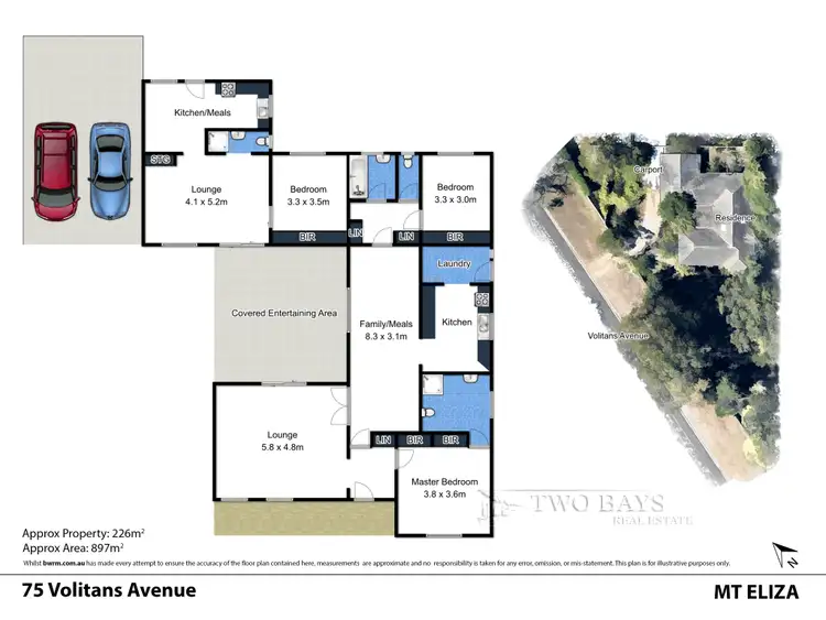 Floorplan of Homely house listing, 75 Volitans Avenue, Mount Eliza VIC 3930