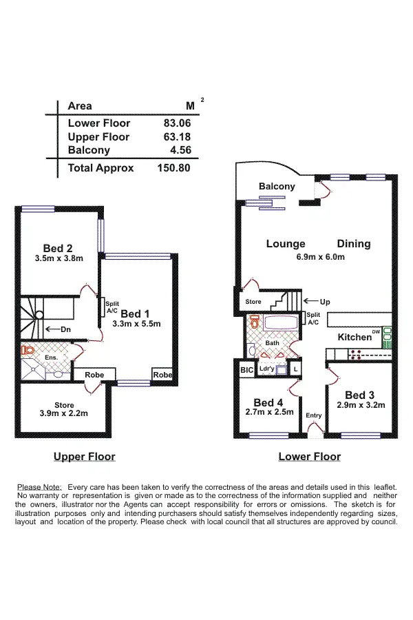Floorplan of Homely apartment listing, 35B/188 Carrington Street, Adelaide SA 5000