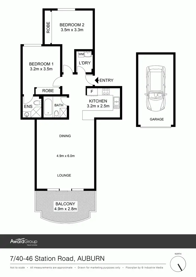 Floorplan of Homely unit listing, 7/40-46 Station Road, Auburn NSW 2144