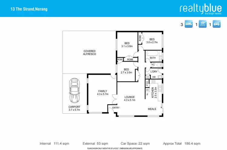 Floorplan of Homely house listing, 13 The Strand, Nerang QLD 4211