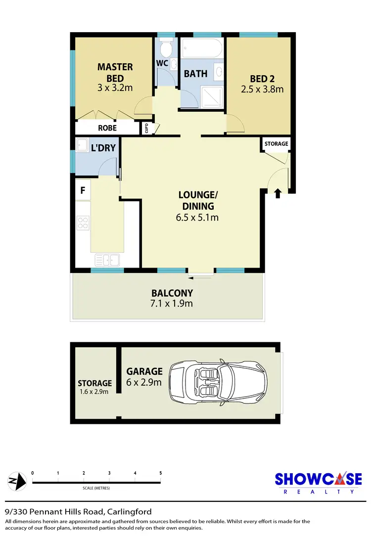 Floorplan of Homely unit listing, 9/330 Pennant Hills Road, Carlingford NSW 2118