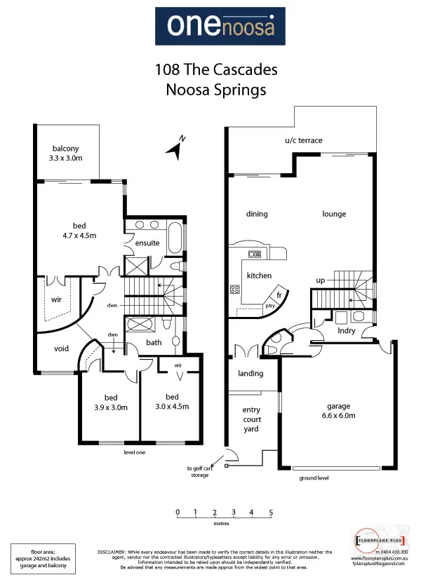 Floorplan of Homely unit listing, 108 Noosa Springs Drive, Noosa Springs QLD 4567