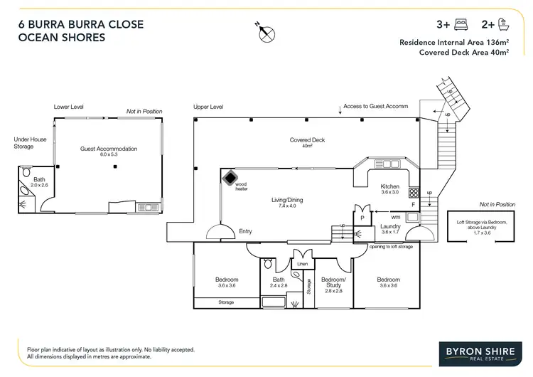 Floorplan of Homely house listing, 6 Burra Burra Close, Ocean Shores NSW 2483