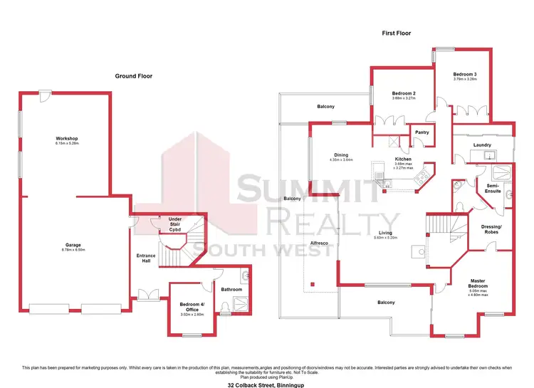 Floorplan of Homely house listing, 32 Colback Street, Binningup WA 6233