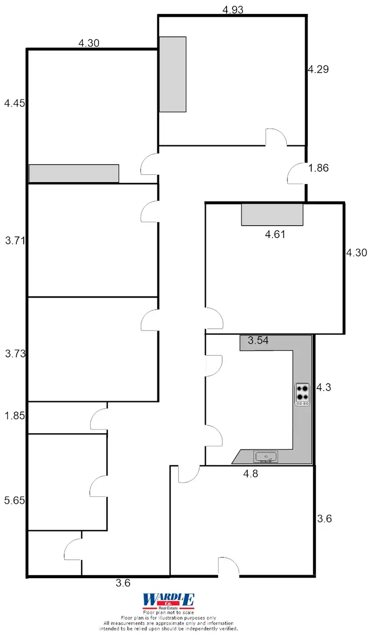 Floorplan of Homely house listing, 63 Railway Terrace, Crystal Brook SA 5523