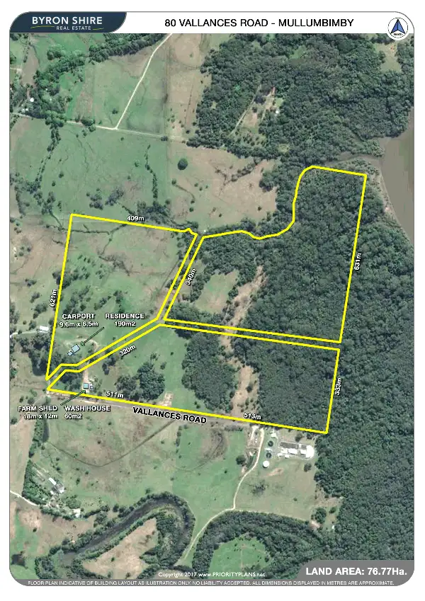 Floorplan of Homely rural property listing, 80 Vallances Road, Mullumbimby NSW 2482