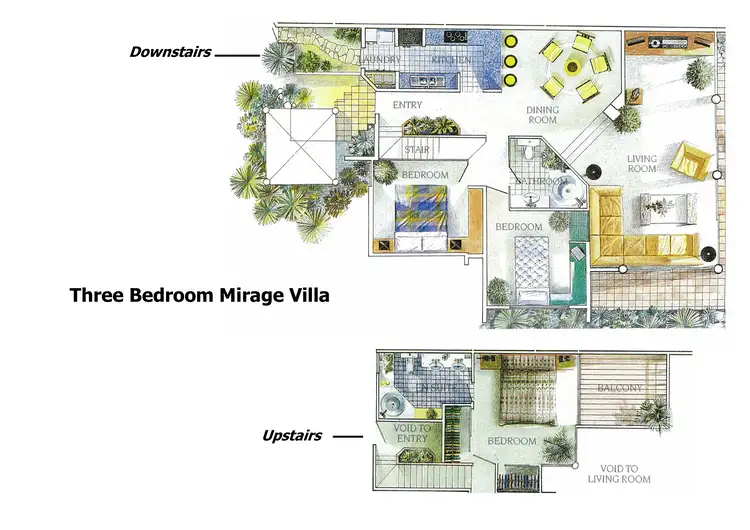 Floorplan of Homely villa listing, Mirage Villa 410 Pandanus Way St West, Port Douglas QLD 4877