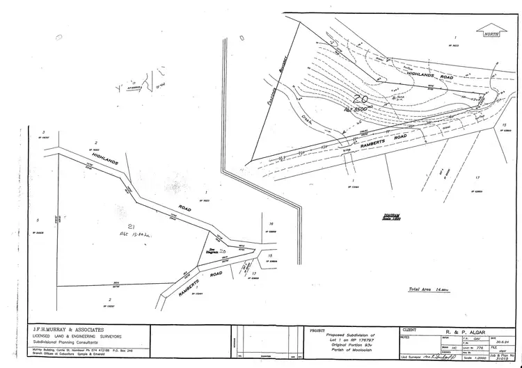 Floorplan of Homely land listing, 1 Gerrard Rd, Eudlo QLD 4554