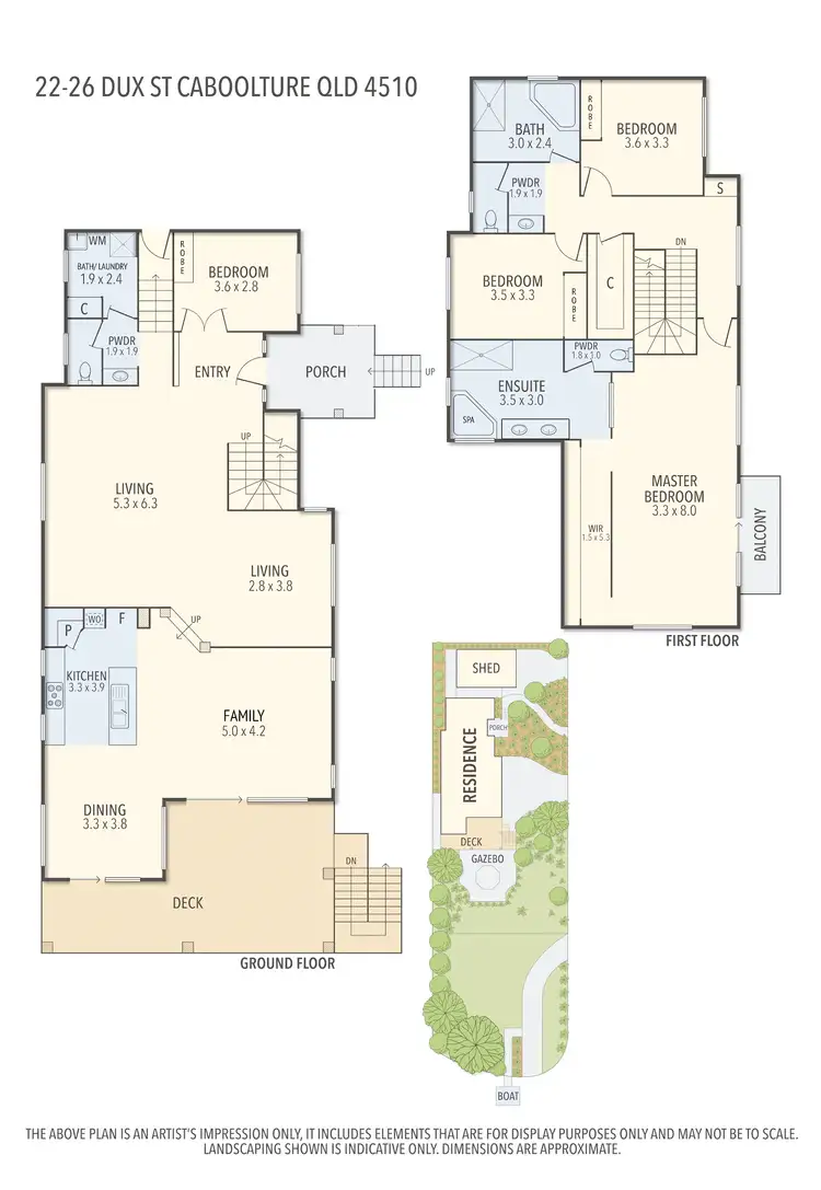 Floorplan of Homely house listing, 22-26 Dux St, Caboolture QLD 4510