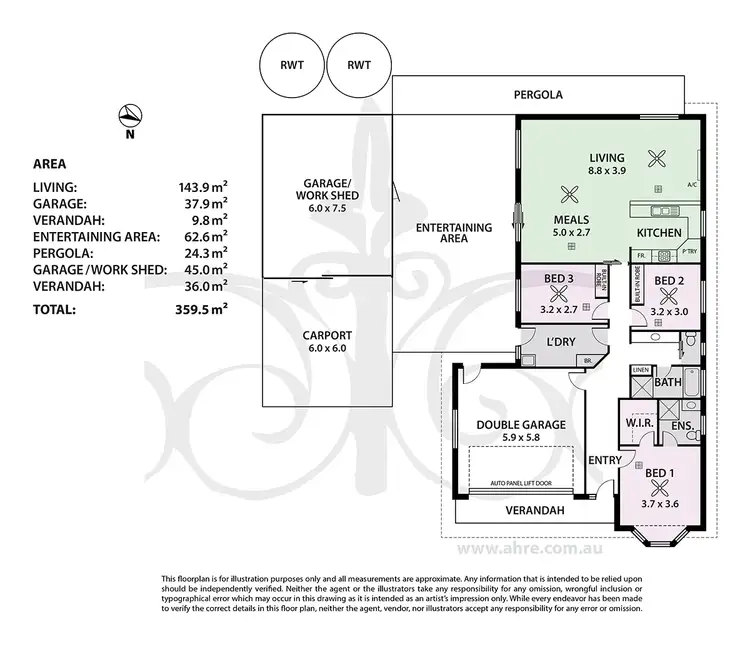 Floorplan of Homely house listing, 16 Strathoak Crescent, Strathalbyn SA 5255