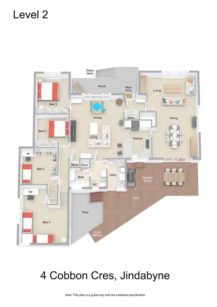 Floorplan of Homely house listing, 4 Cobbon Cres, Jindabyne NSW 2627