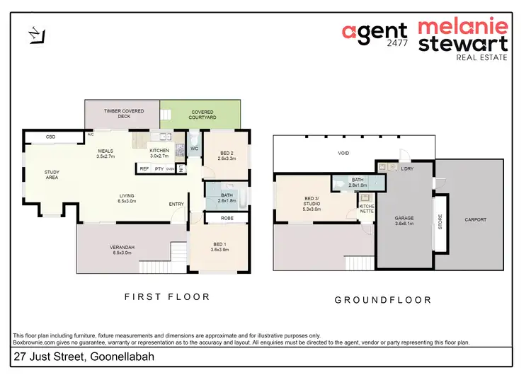 Floorplan of Homely house listing, 27 Just St, Goonellabah NSW 2480