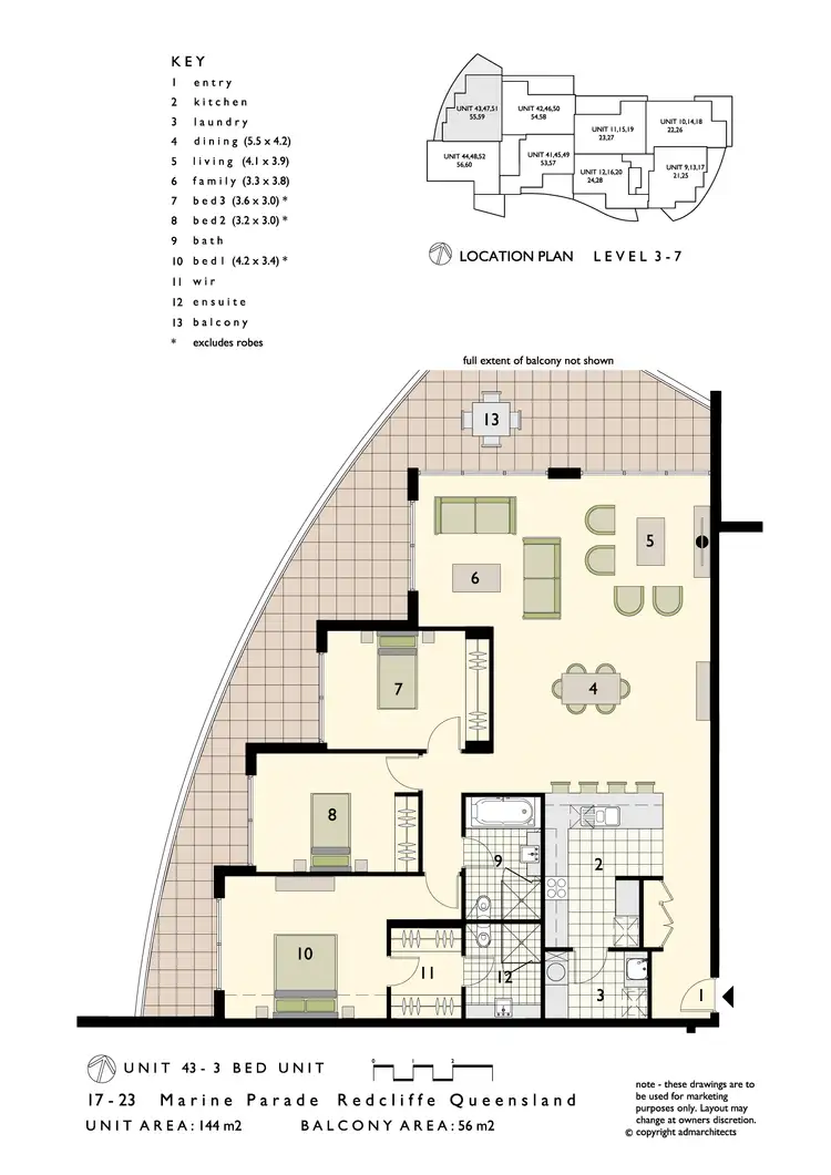 Floorplan of Homely unit listing, 39/17-23 Marine Pde, Redcliffe QLD 4020