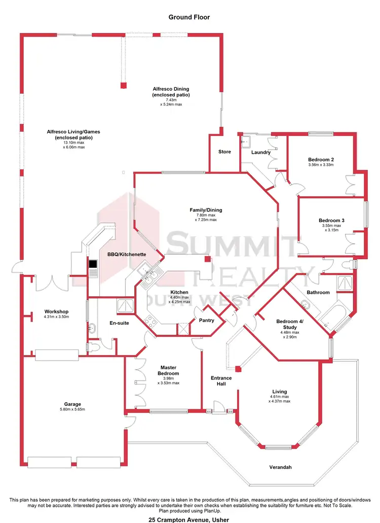 Floorplan of Homely house listing, 25 Crampton Avenue, Usher WA 6230