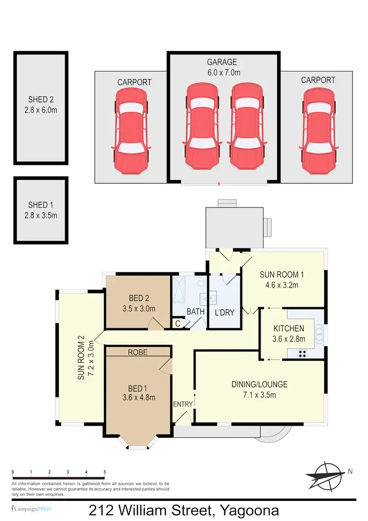 Floorplan of Homely house listing, 212 William St, Yagoona NSW 2199