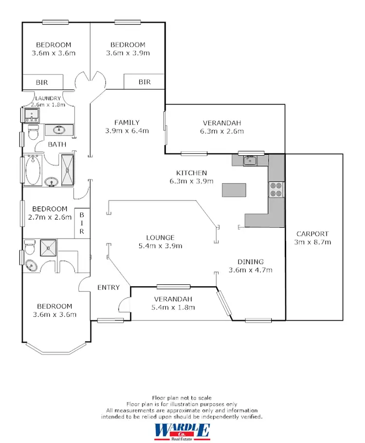 Floorplan of Homely house listing, 28 Forbes Avenue, Jamestown SA 5491