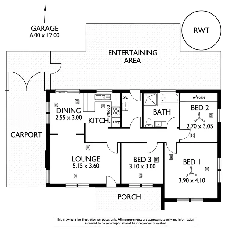 Floorplan of Homely house listing, 7 Murdoch Ave, North Plympton SA 5037
