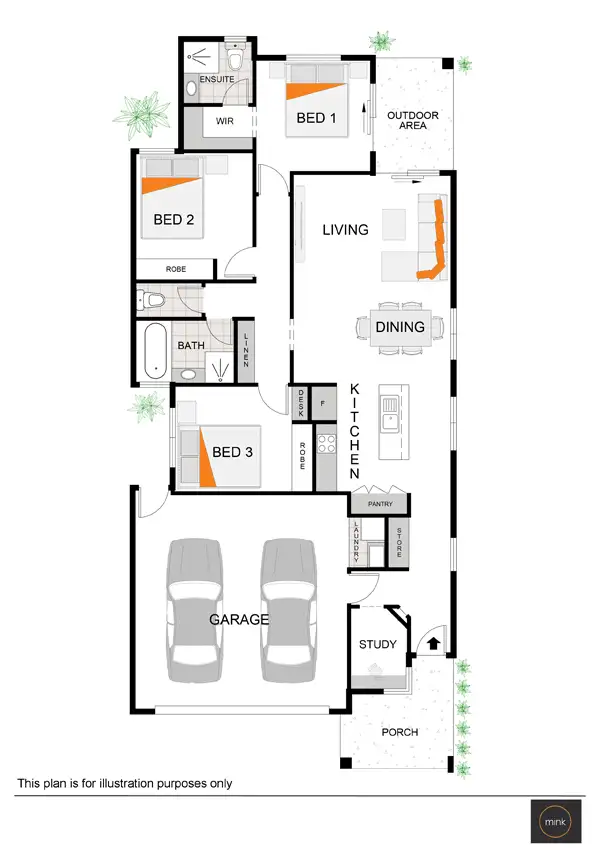 Floorplan of Homely house listing, L1123 CHESTNUT Crescent, Caloundra West QLD 4551