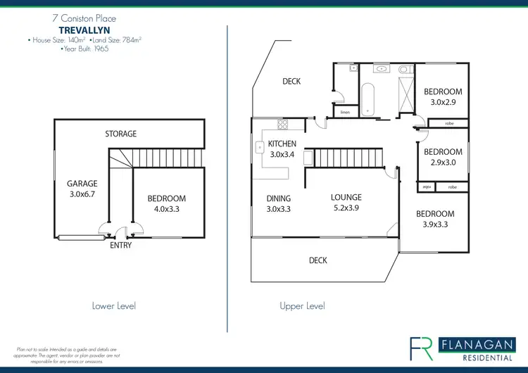 Floorplan of Homely house listing, 7 Coniston Place, Trevallyn TAS 7250