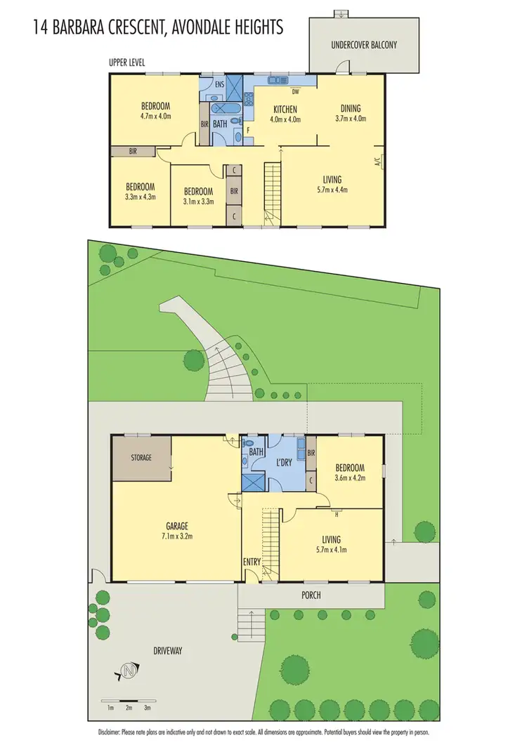 Floorplan of Homely house listing, 14 Barbara Crescent, Avondale Heights VIC 3034