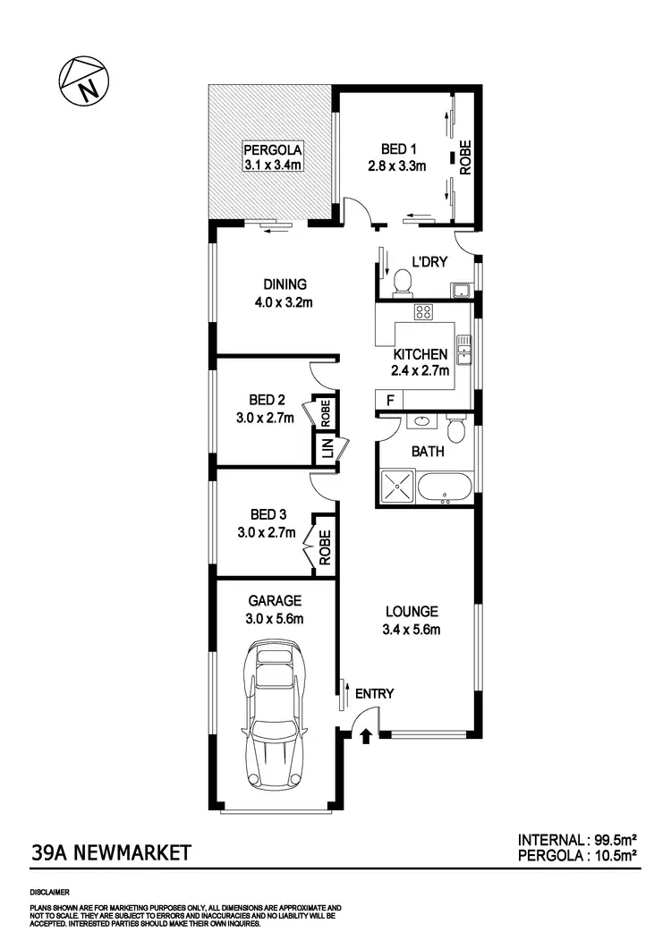 Floorplan of Homely house listing, 39 Newmarket Grove, Port Macquarie NSW 2444