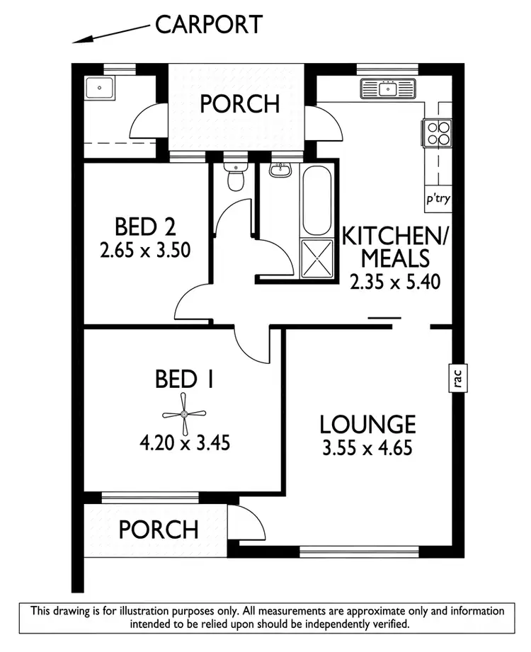 Floorplan of Homely unit listing, 18/111 Morphett Road, Morphettville SA 5043