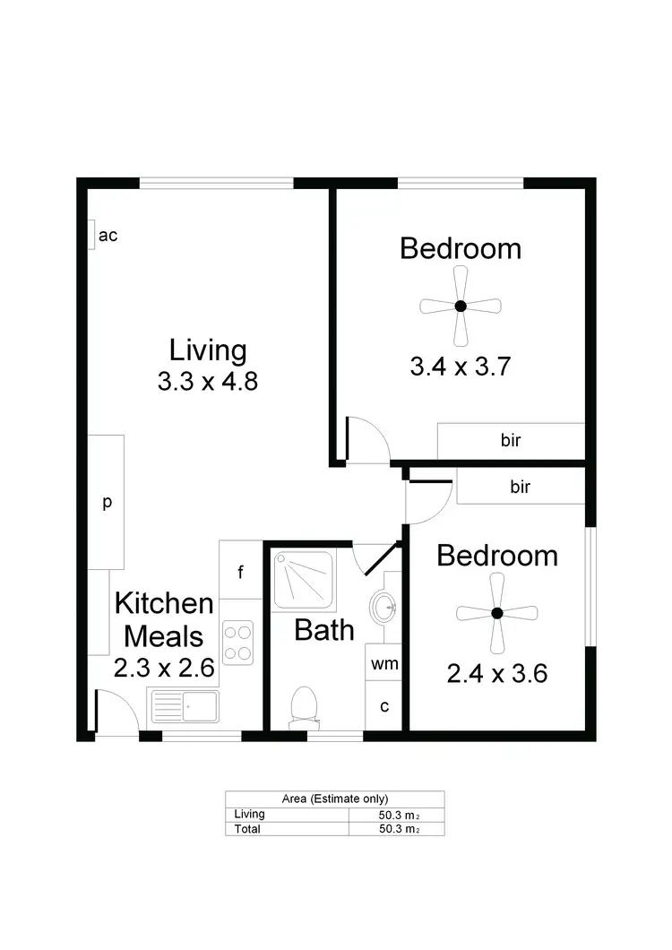 Floorplan of Homely unit listing, 10/4 Croydon Rd, Keswick SA 5035