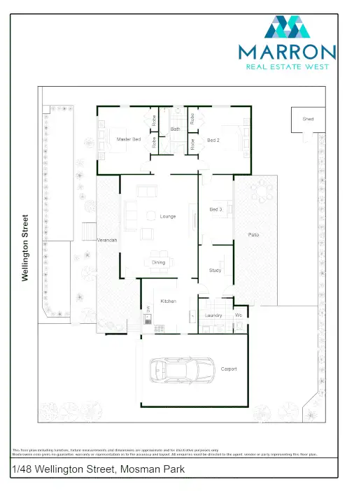 Floorplan of Homely house listing, 1/48 Wellington St, Mosman Park WA 6012