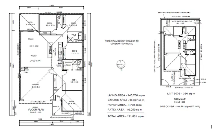 Floorplan of Homely house listing, 30 Balm Avenue, Springfield Lakes QLD 4300