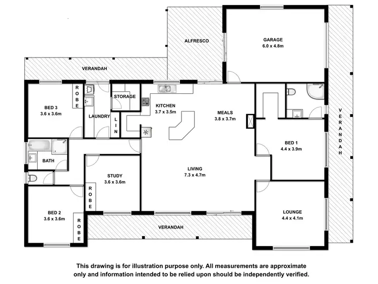 Floorplan of Homely rural property listing, 917 Old Kalangadoo-penola Rd, Moerlong SA 5278