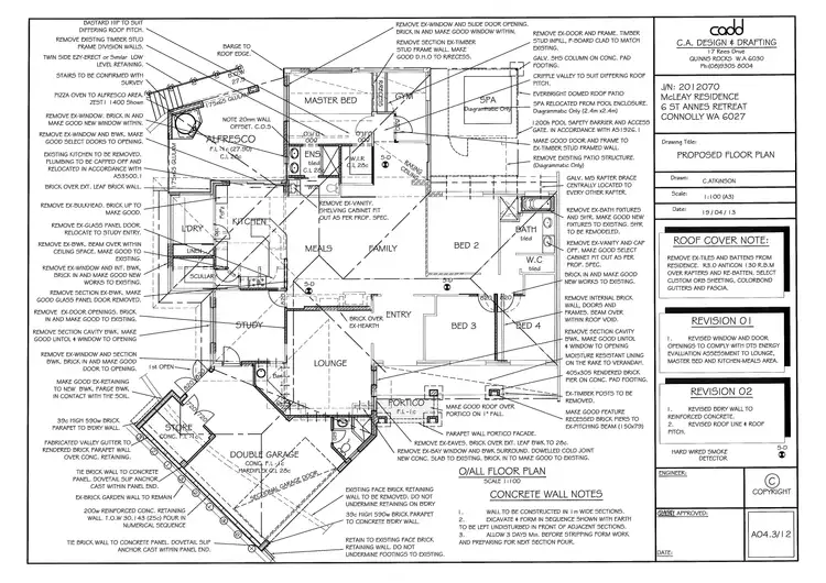 Floorplan of Homely house listing, 6 St Annes Rtt, Connolly WA 6027