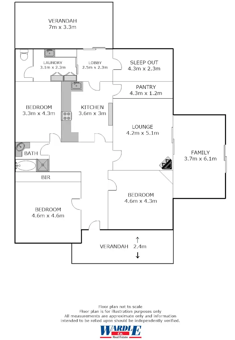 Floorplan of Homely house listing, 15 Fourth Street, Orroroo SA 5431
