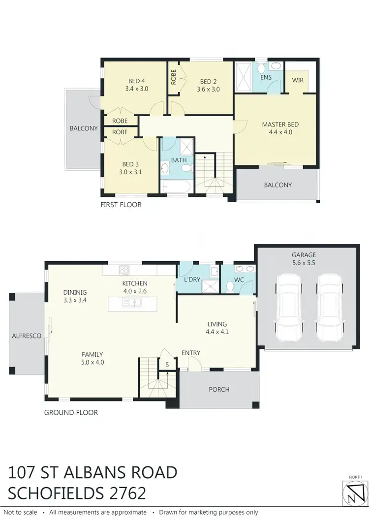 Floorplan of Homely house listing, 107 St Albans Rd, Schofields NSW 2762