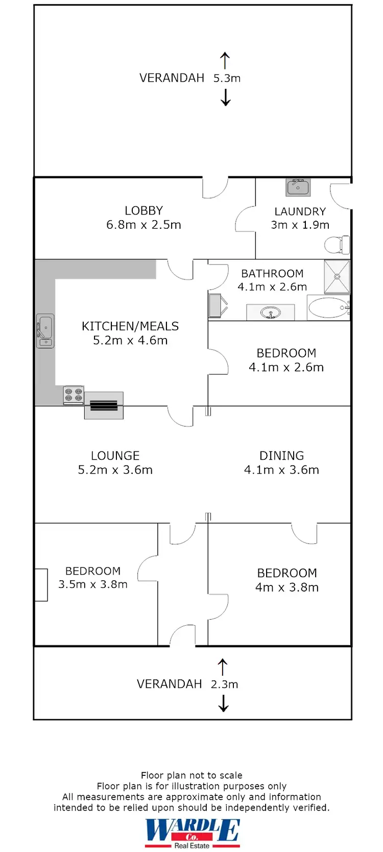 Floorplan of Homely house listing, 16 Garden Street, Laura SA 5480