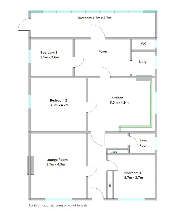 Floorplan of Homely house listing, 47 Egmont St, Benalla VIC 3672
