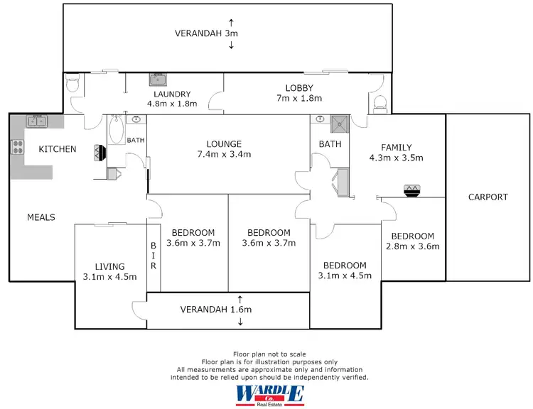 Floorplan of Homely house listing, 71 & 73 Queen Street, Peterborough SA 5422