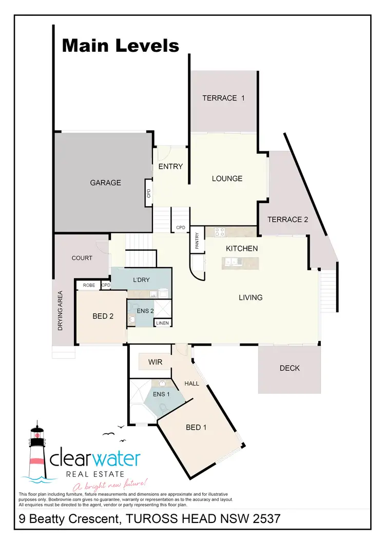Floorplan of Homely house listing, 9 Beatty Cres, Tuross Head NSW 2537